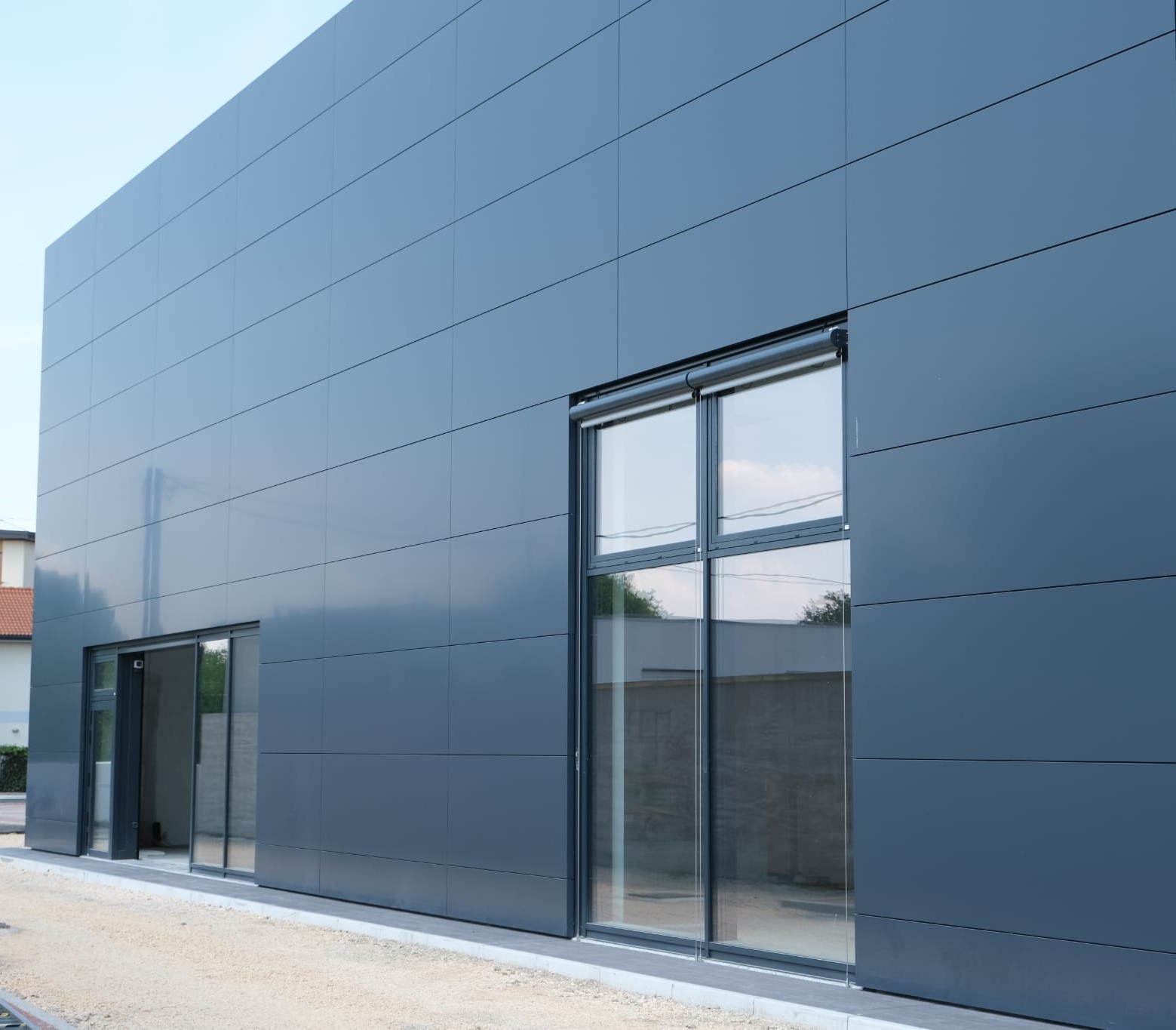 Facciate ventilate in composito di alluminio 